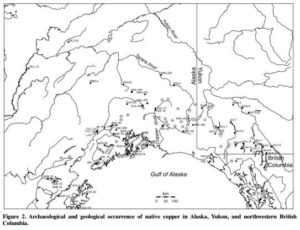 Archaeological and geological occurrence of native copper in Alaska, Yukon, and northwestern British Columbia